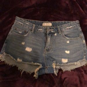 Free People Denim Shorts